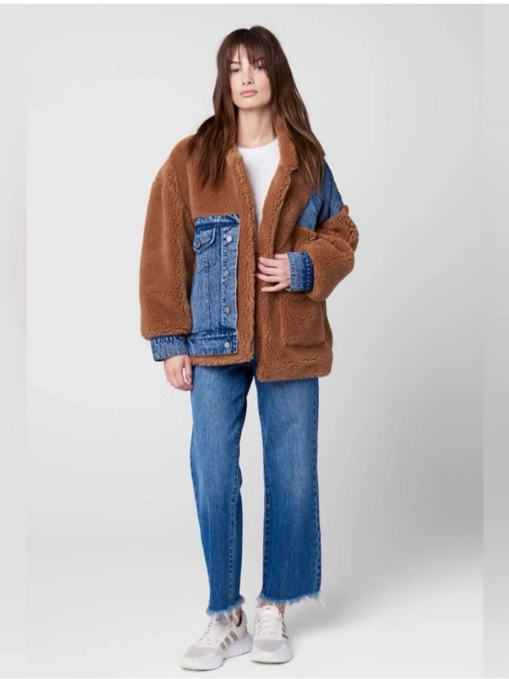 Blank NYC Under Wraps Sherpa Jacket small - Picture 2 of 6